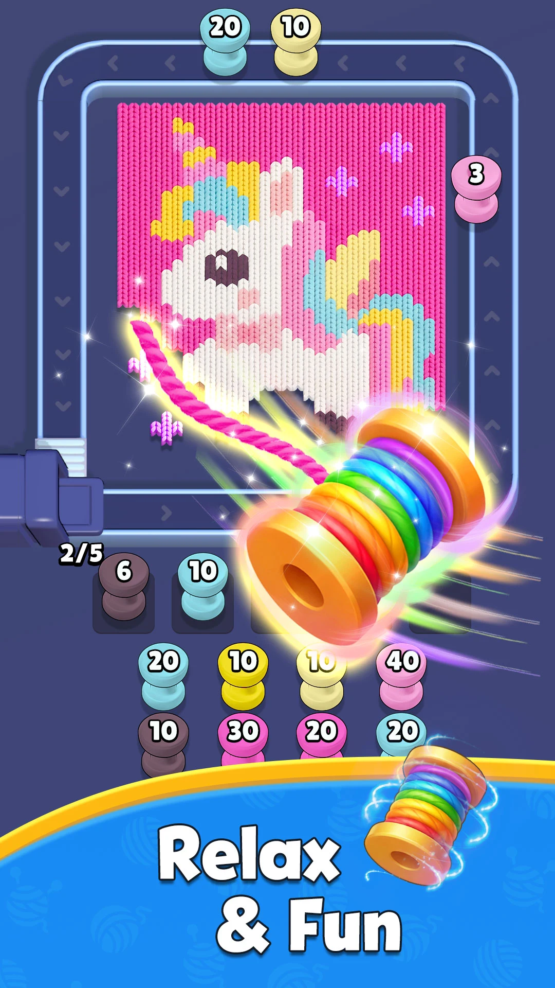 Thread Pop: Yarn Pixel Art screenshot