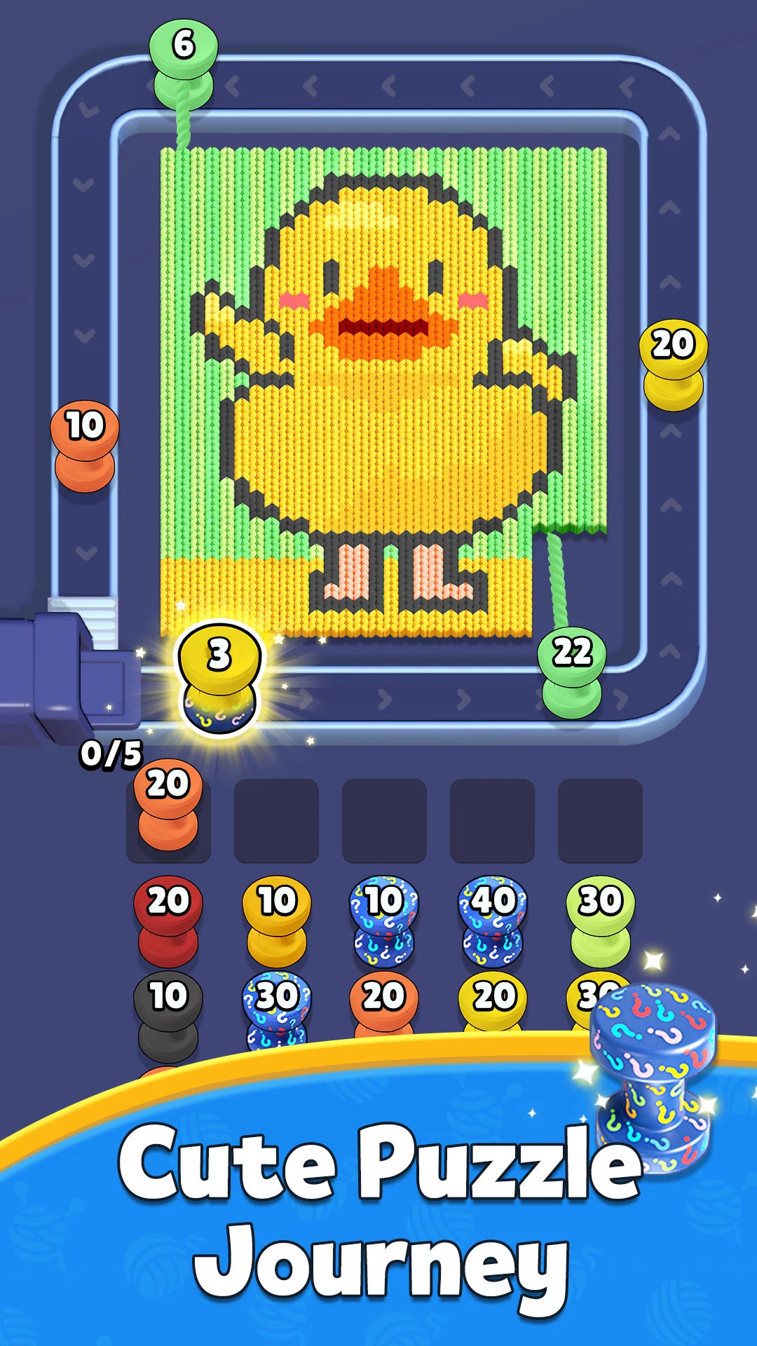 Thread Pop: Yarn Pixel Art screenshot