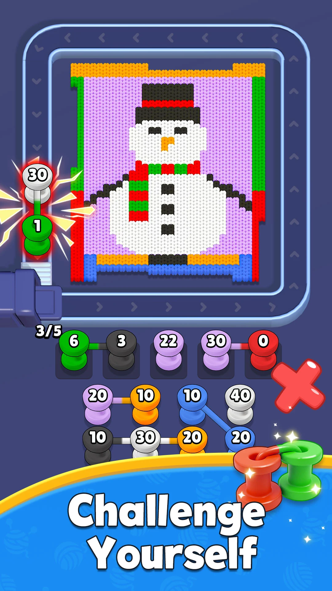 Thread Pop: Yarn Pixel Art screenshot